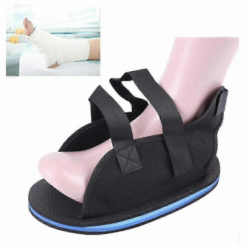 Open Toe Medical Cast Shoe for Foot Fracture Support and Surgical Recovery with Stable Design