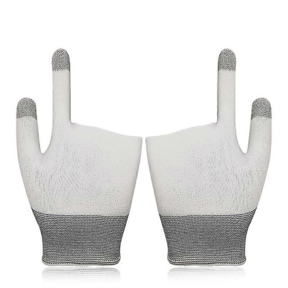 Two-Finger Gaming Finger Sleeves Mobile Game Gloves Sweat-Proof Finger Cots Seamless For Mobile Game Controllers 9361375601355