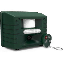Ultraschall-Schädlingsbekämpfer für den Außenbereich, Yard Sentinel RC Schädlingsbekämpfungsgerät mit Bewegungsmelder, 4-Tasten-Fernbedienun