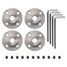 8mm přírubová spojka, pevná ocelová vodicí spojka pro RC motory (4 kusy)