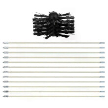 Chimney Cleaning Brush Dryer Vent Duct Cleaner Kit Effective Dryer Lint Brush Vent Cleaner For Fireplace Dryer Vent Sewage