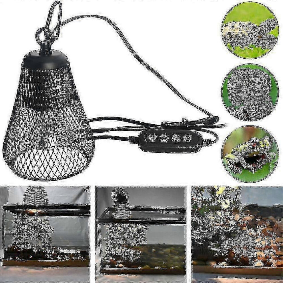 Reptile Heat Lamp Uva Uvb Dimmable For Tortoise Lizard Snake Terrarium 9361375602239