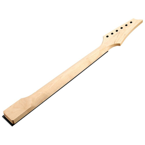 Braço de Guitarra para Mão Esquerda, 24 Trastes, Escala de 25,5 Polegadas em Madeira de Bordo e Jacarandá para Peças de Guitarra Estilo 2