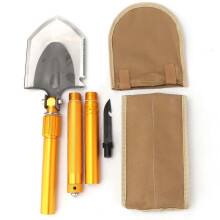 Pelle pliante portable militaire d'extérieur, idéale pour le camping et les usages multiples.