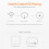 Tuya  Zigbee Soil Sensor, Solar Soil Sensor Planting Temperature and Humidity Meter IP66 Wireless Soil Tester 6
