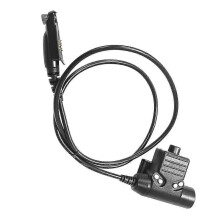 Civiele U94 PTT tactische headsetadapter walkie talkie push-to-talk connector voor Ailunce HD1 HD2