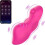 (Pink)Remote Control Multi-frequency Wearable Massager Wireless Stimulator for Women 1