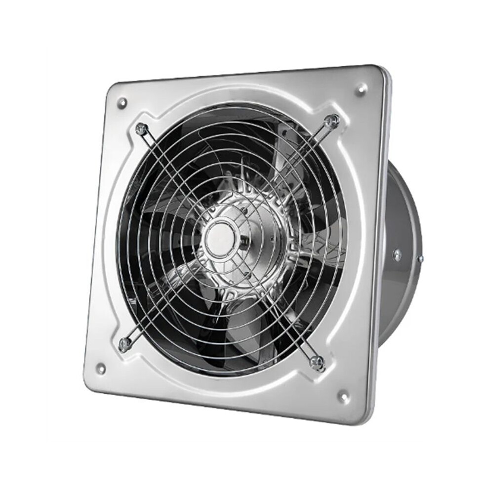 8Inch Booster Fan Extractor Exhaust Fan Ventilation Pipe Fan For Bathroom Toilet Kitchen Wall Window Stainless Steel Fan 4711559843401