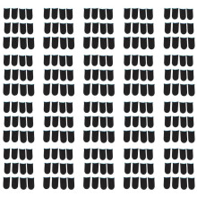 18-Pin Carbon Fiber Finger Sleeves for PUBG Mobile Games Contact Screen Finger Sleeves(240 Pcs)
