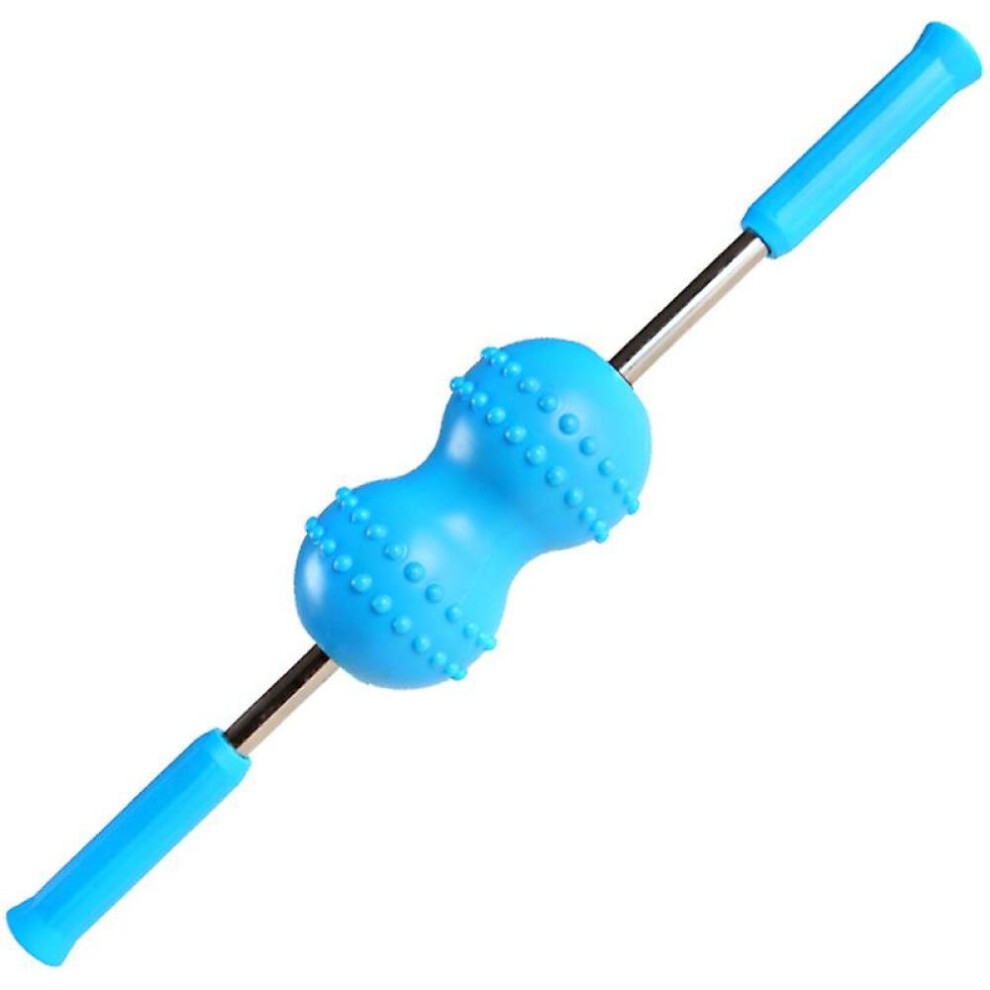 Blue Muscle Roller Stick Cellulite Fascia Massager Reducing Soreness Roller For Back Leg Massage Stick Roller(1Pc, )