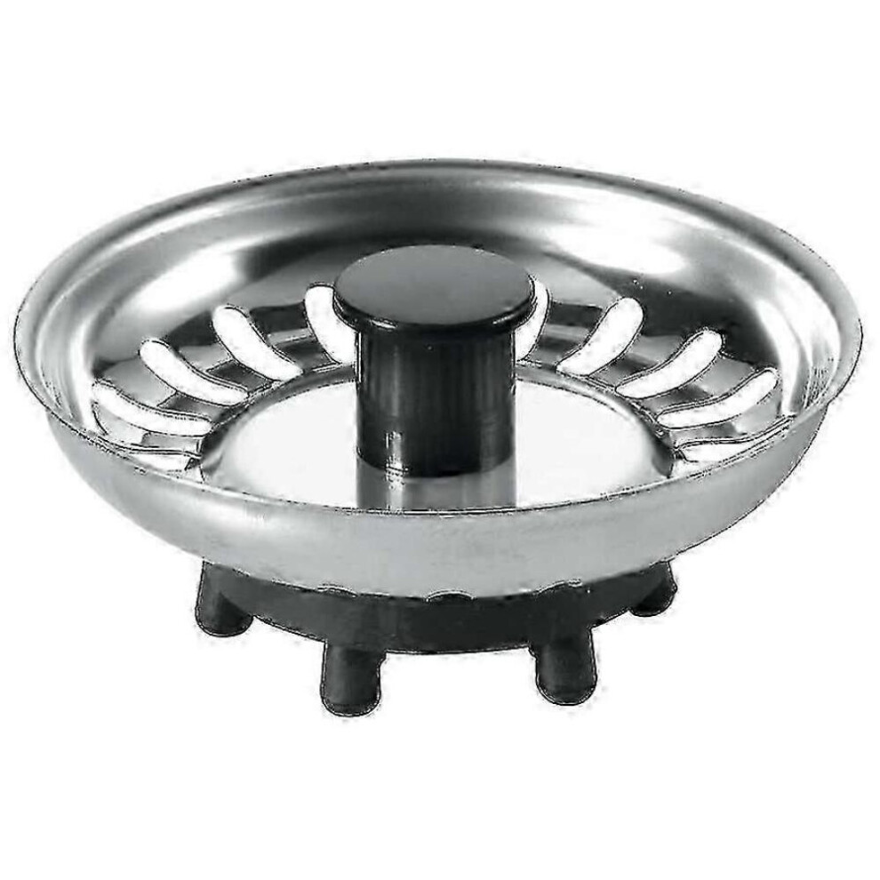 2025 Bsktop Mcalpine Kitchen Sink Basket Strainer Plug With Rubber Stainless Steel 9361375632045