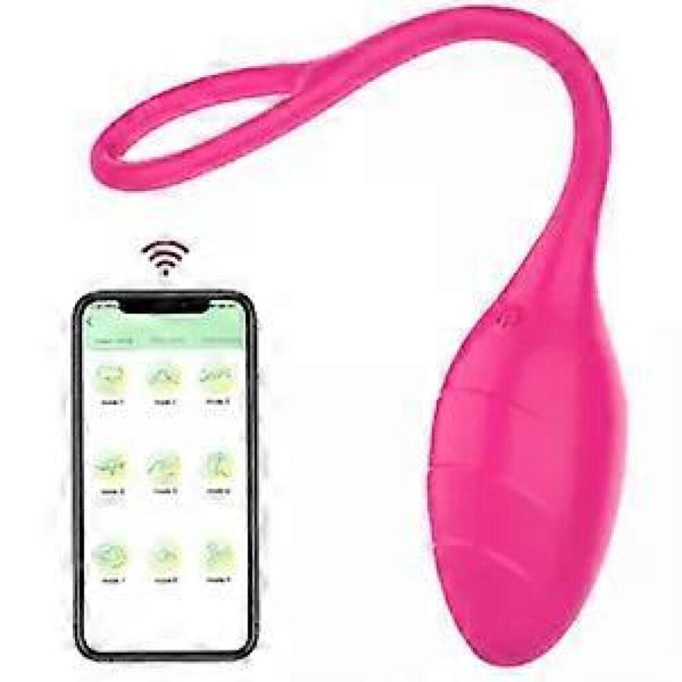 Pink (Pink)Wearable Vibrating Panties Massager Wireless App Remote Control Waterproof Toys