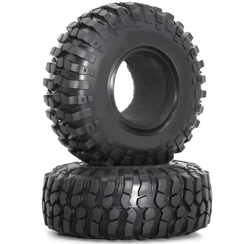 4 St 1,9 Tum Universal Climbing Tire 106 mm Rock Terräng-Däck med Innerfoder för 1/10 Rc Crawler 2