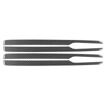 Carbon Fiber Car Door Panel Strip Decals Trim Sticker for  Ram 1500 2013-2018 Interior Accessories