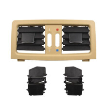 Rear Air Conditioning Vent Grille Cover AC Outlet Duct Trim for E60 E61 5 Series Beige