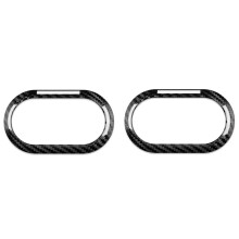 Real Dry Hard Carbon Fiber A-Pillars Speaker Cover Interior Trim for F55 F56 F57 2014-2023 F65 F66 F67 2024 2025