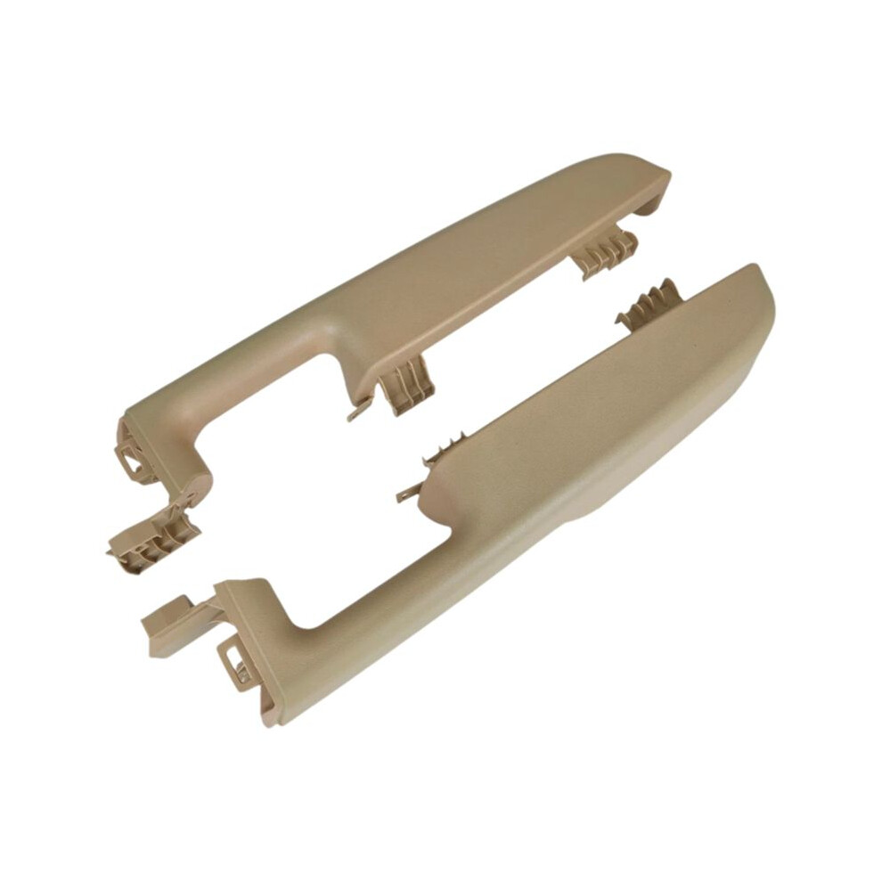1Pair Front Door Armrest Handle Base Plate Cover For Chevy Tahoe 1999-2006 12472876 88981574 15703701 15703702 Beige 4711451424111
