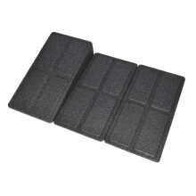 Yoga Foam Wedge Incline Board Set, 12cm Calf Stretcher Waterproof 3 Piece Kit for Leg Stretching