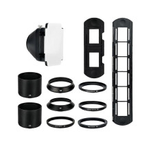 Adapterset voor het digitaliseren van 35 mm-film, houder voor het kopiëren van negatieven, diascanners en filmscanneraccessoires (LED niet i
