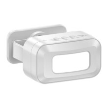 Sonnette de Bienvenue Intelligente Rechargeable, Capteur de Bienvenue, Sonnette de Bienvenue Sans Fil, Rappel Vocal pour Entrée de Magasin, Blanc