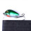 Kit com 10 iscas de pesca Luya Rock Bionic de 3cm/1,5g da HENGJIA, em caixa plástica. 3