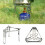 Foldable Triangular Stove Rack Portable Multifunctional Triangular Stove Rack Suitable for Picnics, Travel, Barbecue 3