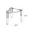Foldable Triangular Stove Rack Portable Multifunctional Triangular Stove Rack Suitable for Picnics, Travel, Barbecue 6