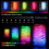 Dynamic Lighting Colorful Night Light Touch Sensor Bedside Lamp with 3D Illusion Design 7 Colors Remote Control LED Lamp 8