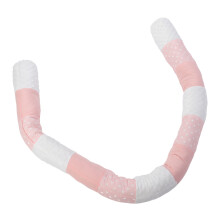 Cotton Crib Surrounding Pillow 180cm for Bunk & King Bed Pink