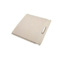 1PC89BD1AG Center Console Armrest Box Roller Blinds Storage Box Trim Cover for Grand Voyager Light Beige