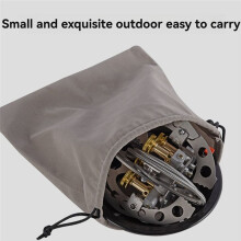 Réchaud de Camping Extérieur Five-Star Fierce Stove HighPower Camping Barbecue Portable Coupe-Vent Réchaud Pliable en Acier Inoxydable