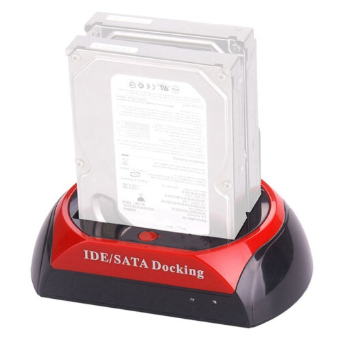 Estação de Encaixe de Disco Rígido de Slot Duplo para HDD /IDE de 2,5 e 3,5 Polegadas SSD USB Caixa de Gabinete de Disco Externo Plugue Do Reino 2