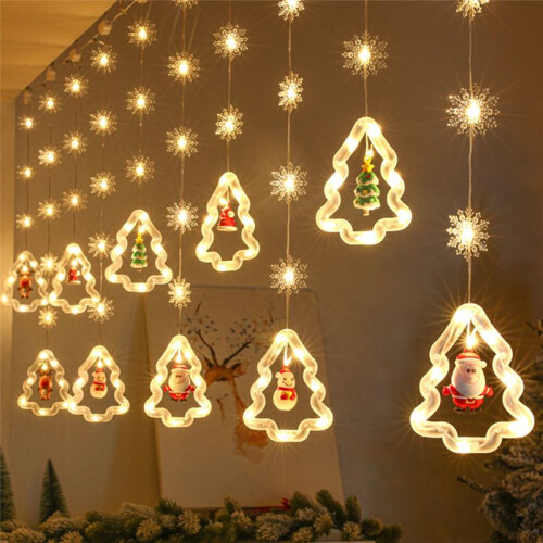Christmas Decoration Led Light String Christmas Tree Shape Lights Indoor Atmosphere Lights