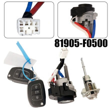 81905F0500 Car Door Lock Cylinder Key Ignition Set for 2015-2020 Cylinder Ignition Lock