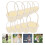 Cesto da picnic portatile per bambini, 24 pezzi, bianco, con manici 3
