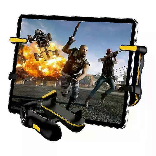 2025 PUBG Trigger Controller Gamepad compatible for Ipad Tablet Capacitance L1R1 Aim Button Joystick Grip compatible for Mobile Phone FPS Ga 1