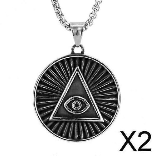 2x Stainless Steel Necklace 2