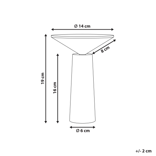 Beliani Wireless LED Table Lamp LEVIRA with Dimmer Metal Black 2