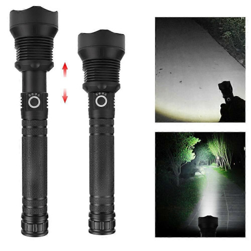 USB Charging LED Outdoor Flashlight, High Brightness Camping Emergency Flashlight 1