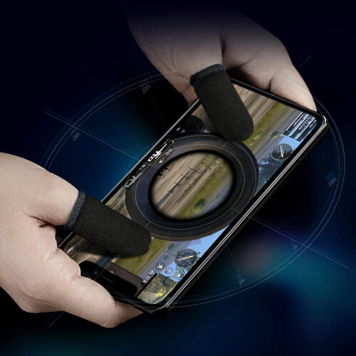 10 x Breathable Non-Slip Mobile Phone Game Touch Screen Finger Sleeve Controller 2