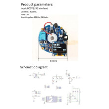 Verbeterde Fogger- en Driverkit USB-Luchtbevochtigerprintplaat STG Fogger-Gestuurde Vochtigheidstiming DIY-Gesoldeerde Onderdelen