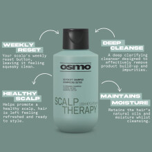 OSMO Scalp Therapy Detoxify Shampoo Clarifying Cleanser Removes Prod