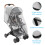 Universal Rain Cover for Pushchair Stroller Buggy 3