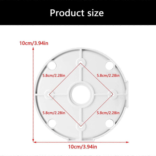 Durability Surveillances Camera Mount, Metal Ceiling Bracket Waterproof Junction Box for Camera CCTV Use Hide Cable 2