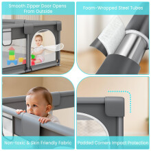 Sarr Klith Baby Playpen Play Pen for Babies Toddlers Infants with Padd