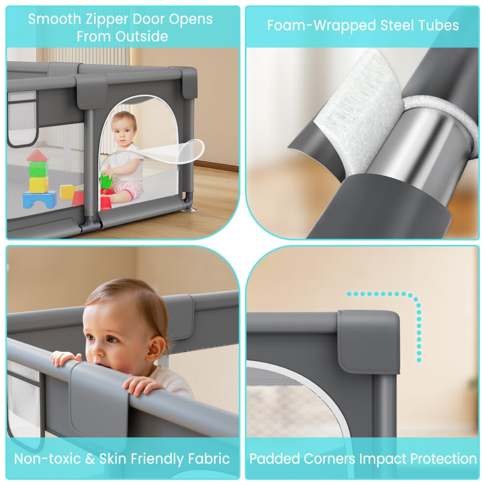 Sarr Klith Baby Playpen Play Pen For Babies Toddlers Infants With Padd