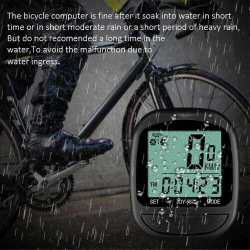 Wired Cycling Speedometer Waterproof LCD Display Multi Functions Measure Speed Distance Riding Time 1