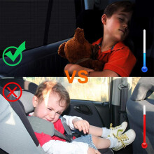 Joyblossom Car Window Shades for Baby UV Protection 2 Pack