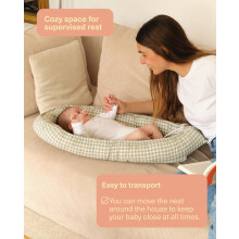 molisco Baby Nest Pod for Newborn Soft Breathable 100 Cotton OEKOTEX