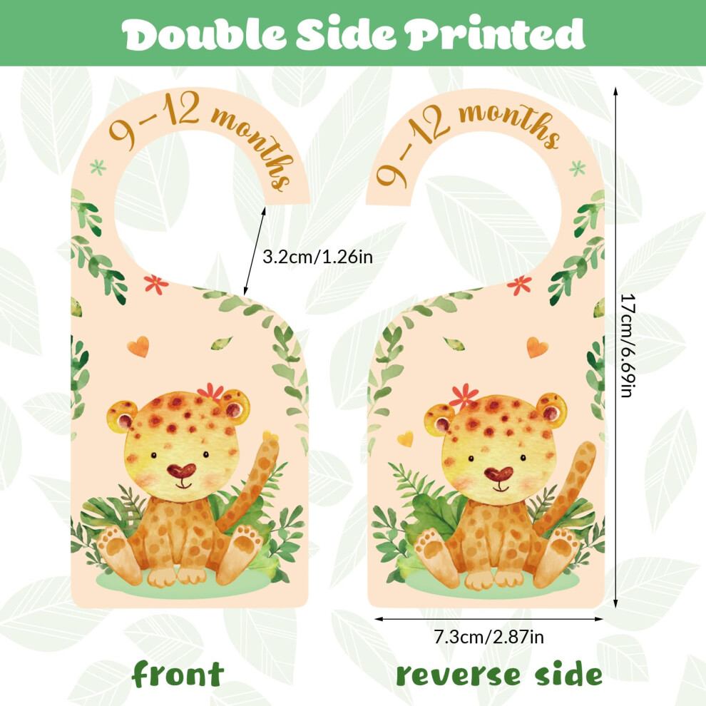 Radsocken 8Pcs Baby Wardrobe Dividers Baby Clothes Dividers Wood Baby